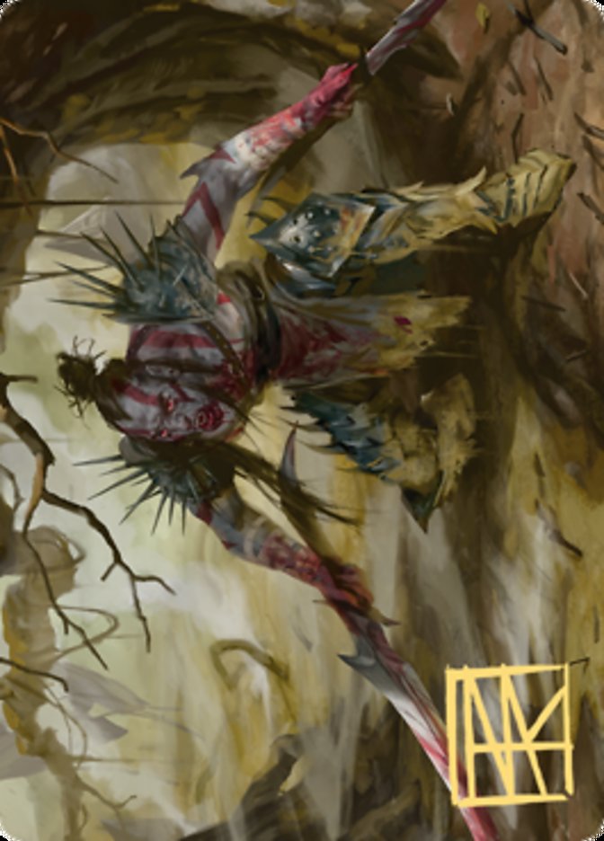 Highborn Vampire Art Card (Gold-Stamped Signature) [Zendikar Rising Art Series] | Fandemonia Ltd