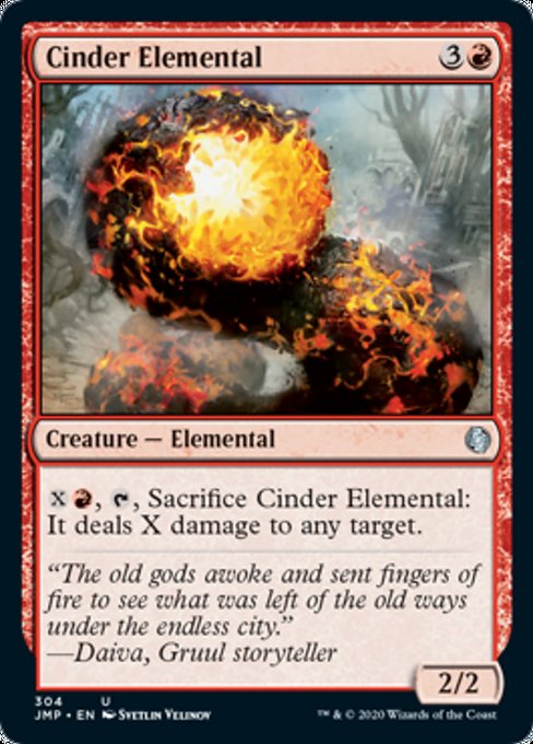 Cinder Elemental [Jumpstart] | Fandemonia Ltd