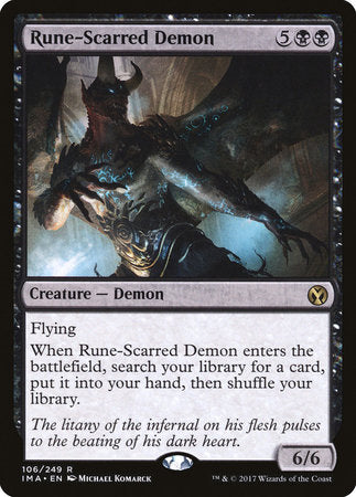 Rune-Scarred Demon [Iconic Masters] | Fandemonia Ltd
