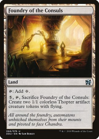 Foundry of the Consuls [Duel Decks: Elves vs. Inventors] | Fandemonia Ltd