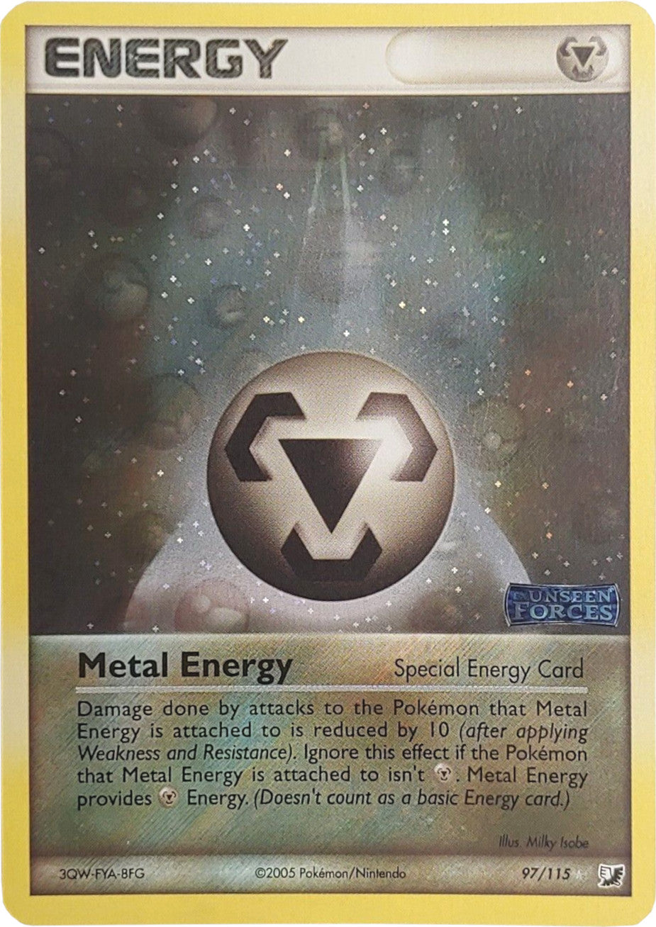 Metal Energy (97/115) (Stamped) [EX: Unseen Forces] | Fandemonia Ltd