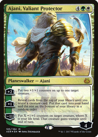 Ajani, Valiant Protector [Aether Revolt] | Fandemonia Ltd
