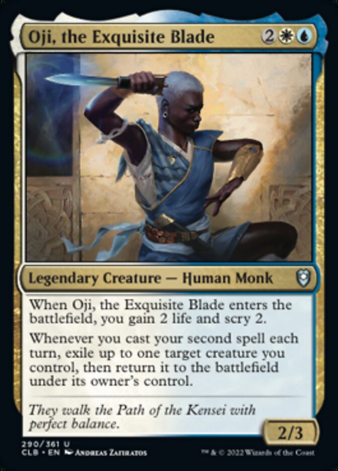Oji, the Exquisite Blade [Commander Legends: Battle for Baldur's Gate] | Fandemonia Ltd