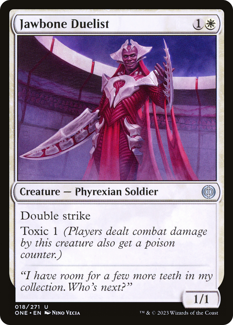 Jawbone Duelist [Phyrexia: All Will Be One] | Fandemonia Ltd