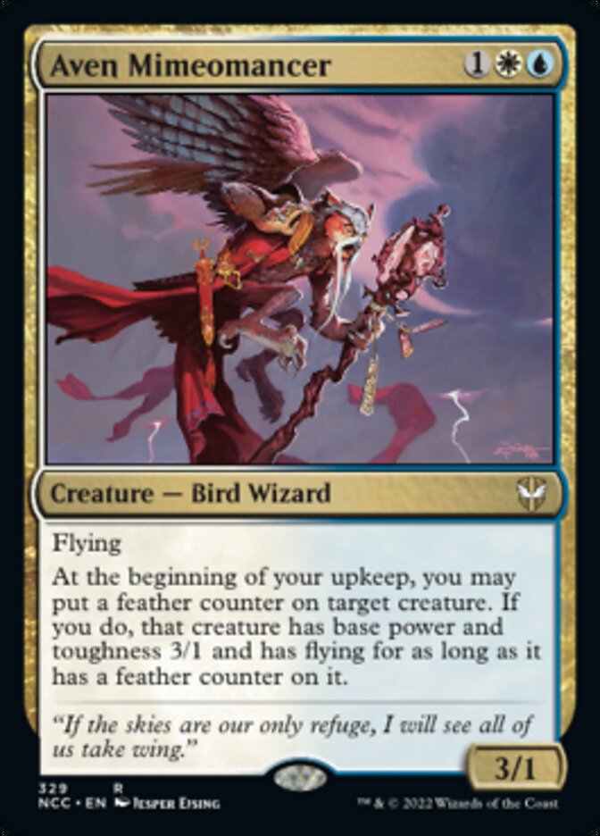 Aven Mimeomancer [Streets of New Capenna Commander] | Fandemonia Ltd