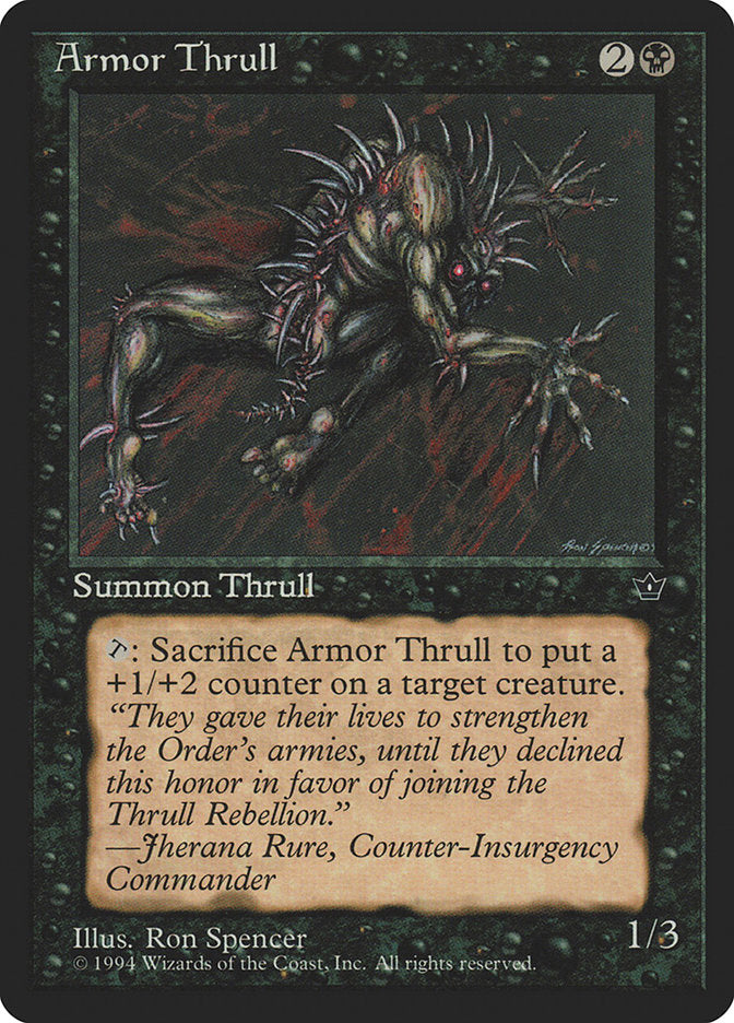 Armor Thrull (Ron Spencer) [Fallen Empires] | Fandemonia Ltd