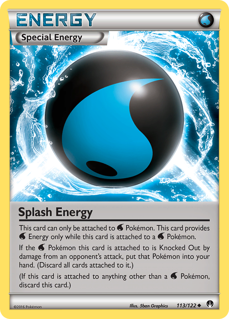Splash Energy (113/122) [XY: BREAKpoint] | Fandemonia Ltd