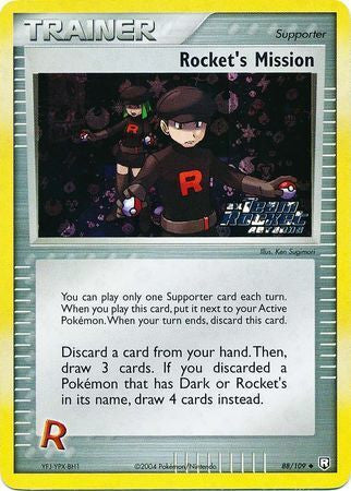 Rocket's Mission (88/109) (Stamped) [EX: Team Rocket Returns] | Fandemonia Ltd