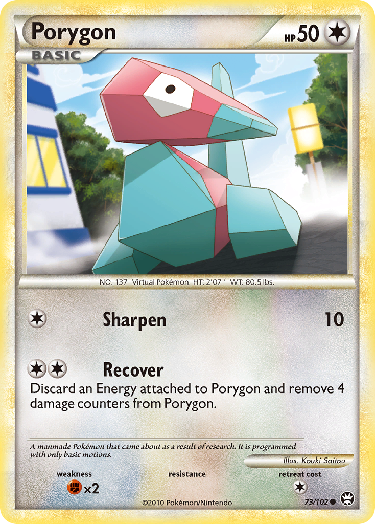 Porygon (73/102) [HeartGold & SoulSilver: Triumphant] | Fandemonia Ltd