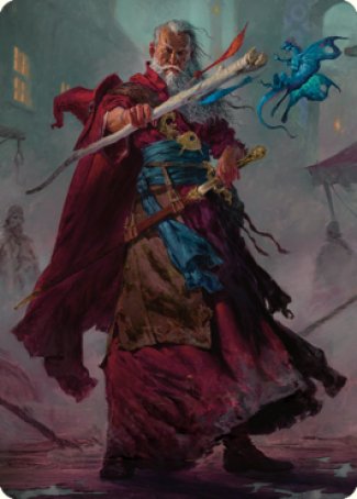 Elminster Art Card (64) [Commander Legends: Battle for Baldur's Gate Art Series] | Fandemonia Ltd