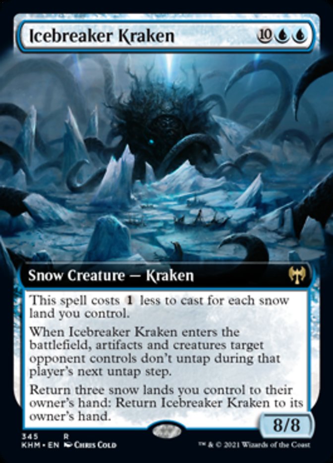 Icebreaker Kraken (Extended Art) [Kaldheim] | Fandemonia Ltd