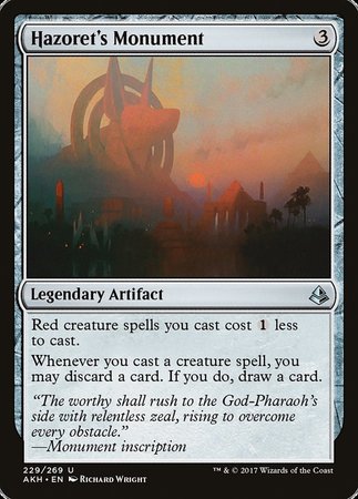 Hazoret's Monument [Amonkhet] | Fandemonia Ltd