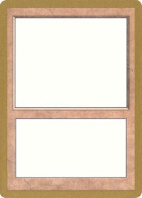 1999 World Championship Blank Card [World Championship Decks 1999] | Fandemonia Ltd