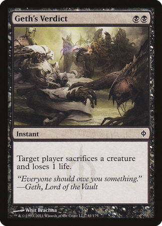 Geth's Verdict [New Phyrexia] | Fandemonia Ltd