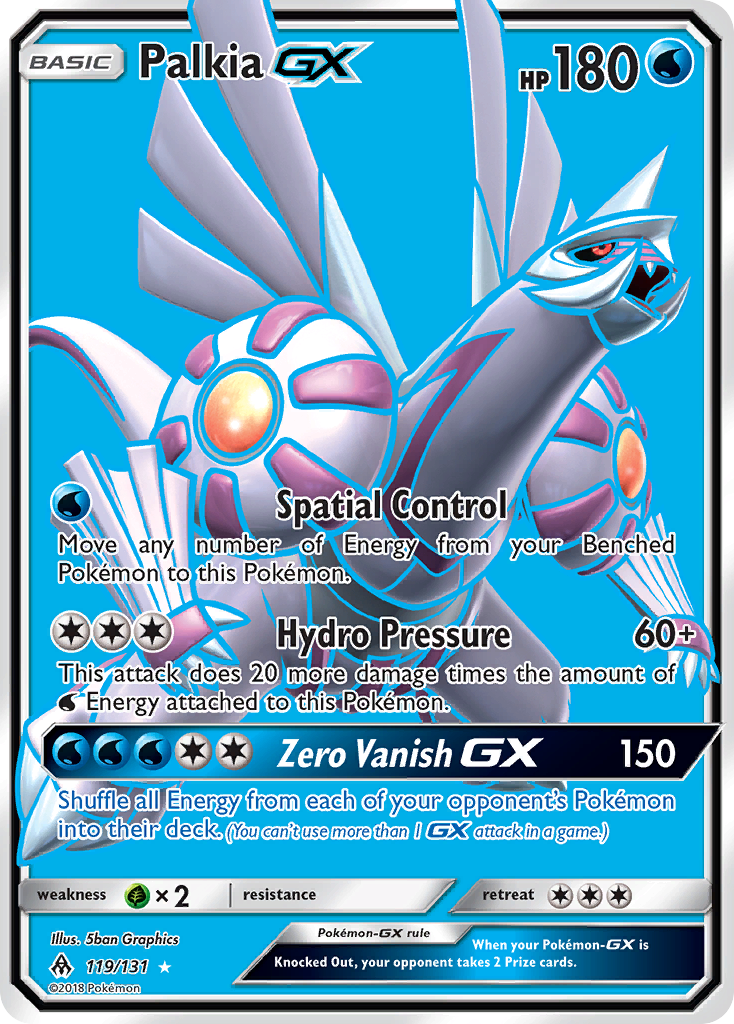 Palkia GX (119/131) [Sun & Moon: Forbidden Light] | Fandemonia Ltd