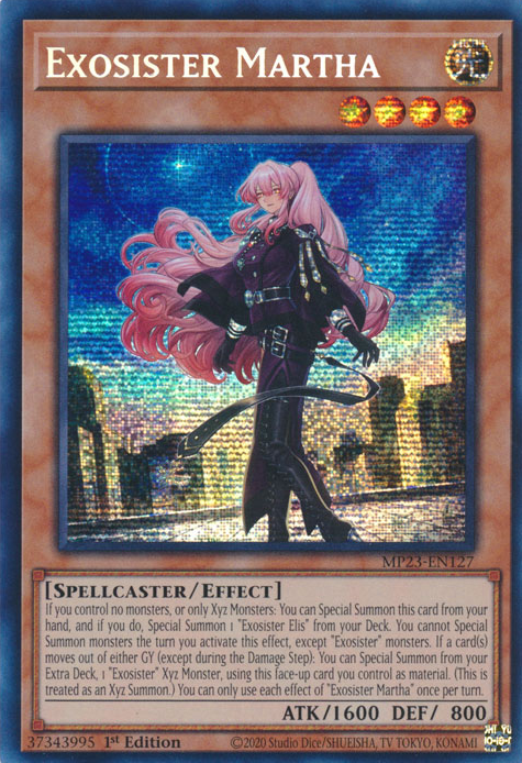 Exosister Martha [MP23-EN127] Prismatic Secret Rare | Fandemonia Ltd