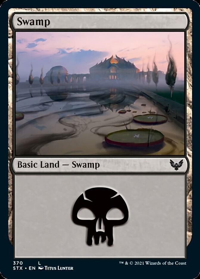 Swamp (#370) [Strixhaven: School of Mages] | Fandemonia Ltd