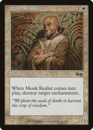 Monk Realist [Urza's Saga] | Fandemonia Ltd