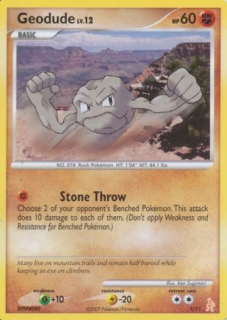 Geodude (1/11) [Diamond & Pearl: Trainer Kit - Lucario] | Fandemonia Ltd