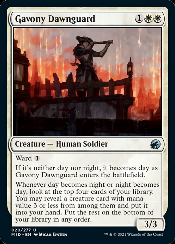 Gavony Dawnguard [Innistrad: Midnight Hunt] | Fandemonia Ltd