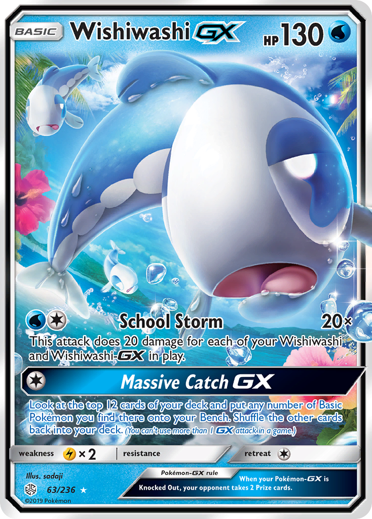 Wishiwashi GX (63/236) [Sun & Moon: Cosmic Eclipse] | Fandemonia Ltd