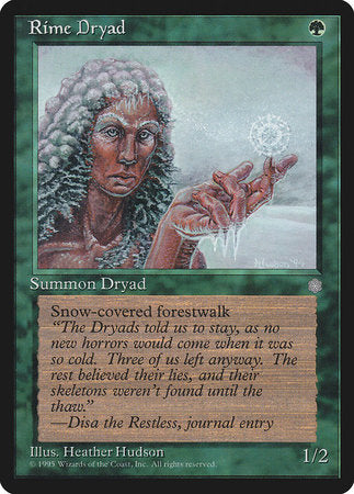 Rime Dryad [Ice Age] | Fandemonia Ltd