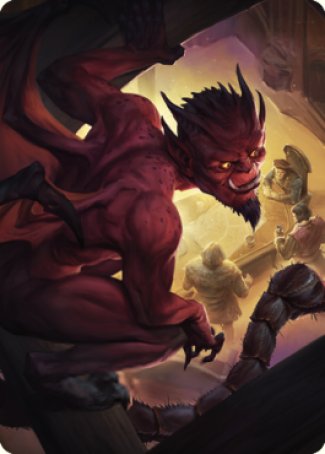 Nefarious Imp Art Card [Commander Legends: Battle for Baldur's Gate Art Series] | Fandemonia Ltd