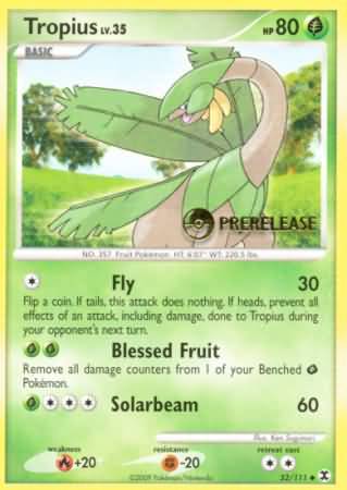 Tropius (52/111) (Prerelease Promo) [Nintendo: Black Star Promos] | Fandemonia Ltd