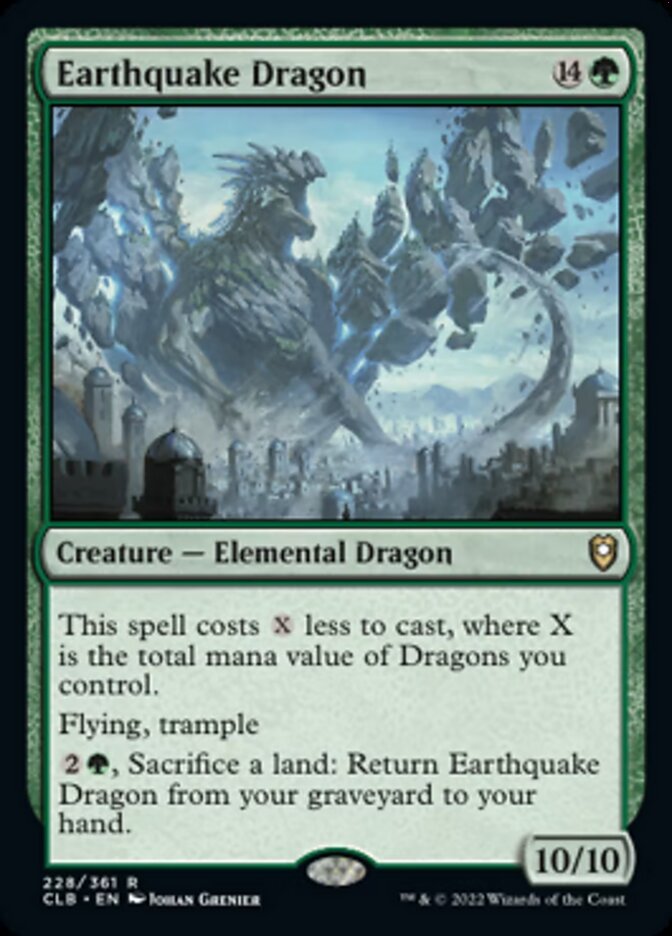 Earthquake Dragon [Commander Legends: Battle for Baldur's Gate] | Fandemonia Ltd