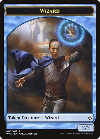 Wizard Token [War of the Spark Tokens] | Fandemonia Ltd
