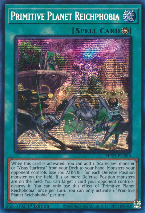 Primitive Planet Reichphobia [MP23-EN096] Prismatic Secret Rare | Fandemonia Ltd