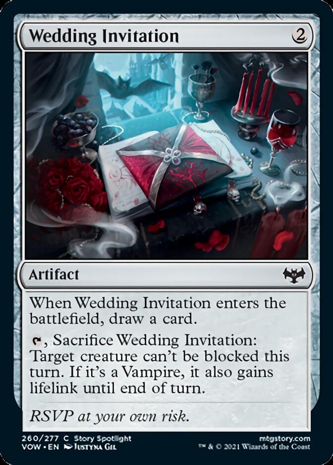 Wedding Invitation [Innistrad: Crimson Vow] | Fandemonia Ltd