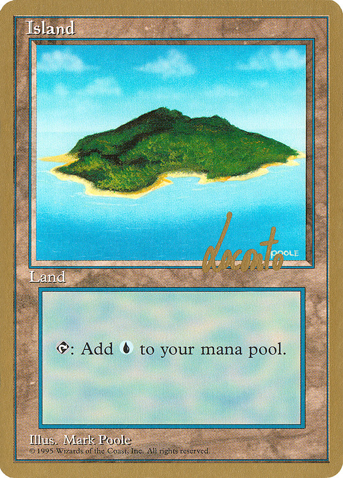 Island (ml367) (Michael Loconto) [Pro Tour Collector Set] | Fandemonia Ltd