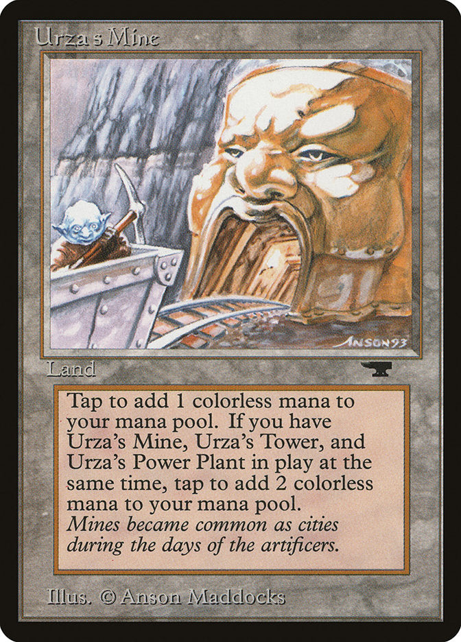 Urza's Mine (Mine Cart Entering Mouth) [Antiquities] | Fandemonia Ltd