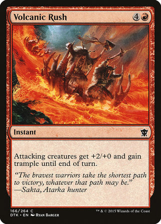 Volcanic Rush [Dragons of Tarkir] | Fandemonia Ltd