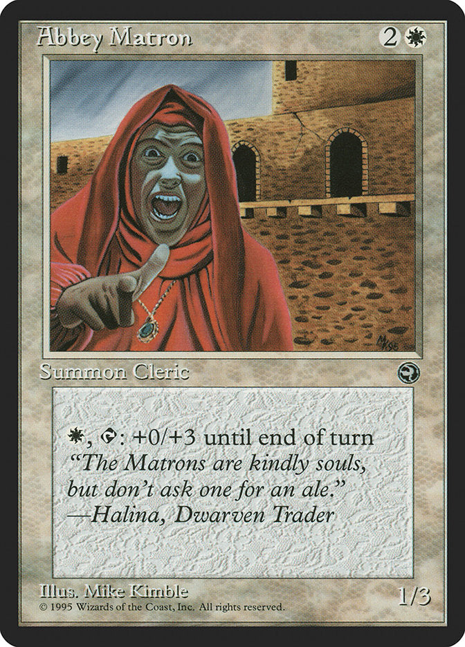 Abbey Matron (Halina Flavor Text) [Homelands] | Fandemonia Ltd