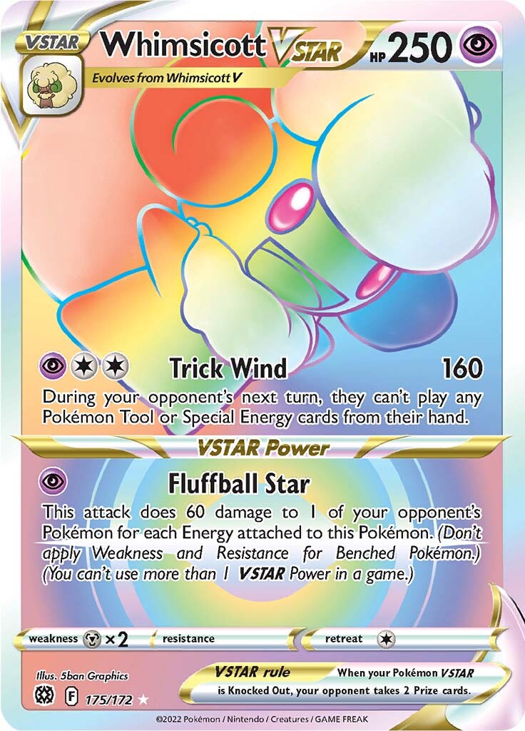 Whimsicott VSTAR (175/172) [Sword & Shield: Brilliant Stars] | Fandemonia Ltd