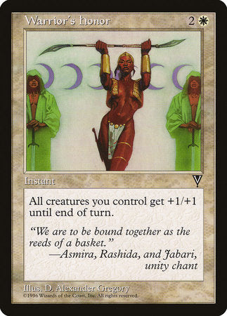 Warrior's Honor [Visions] | Fandemonia Ltd