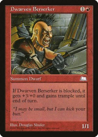 Dwarven Berserker [Weatherlight] | Fandemonia Ltd