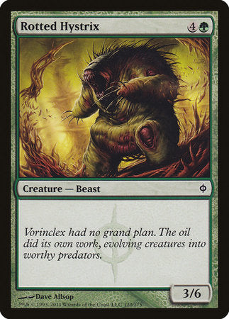 Rotted Hystrix [New Phyrexia] | Fandemonia Ltd