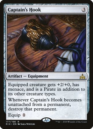 Captain's Hook [Rivals of Ixalan] | Fandemonia Ltd