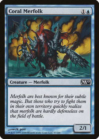 Coral Merfolk [Magic 2010] | Fandemonia Ltd
