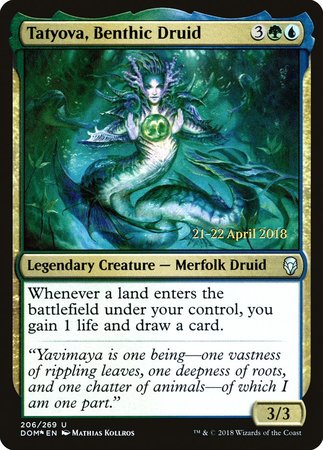 Tatyova, Benthic Druid [Dominaria Promos] | Fandemonia Ltd