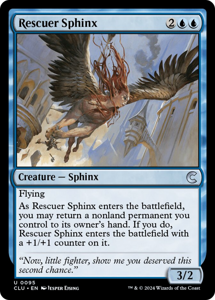 Rescuer Sphinx [Ravnica: Clue Edition] | Fandemonia Ltd