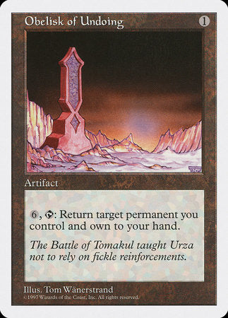Obelisk of Undoing [Fifth Edition] | Fandemonia Ltd