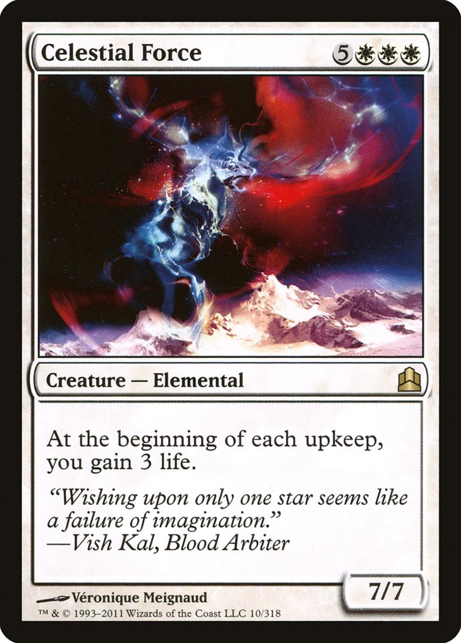 Celestial Force [Commander 2011] | Fandemonia Ltd