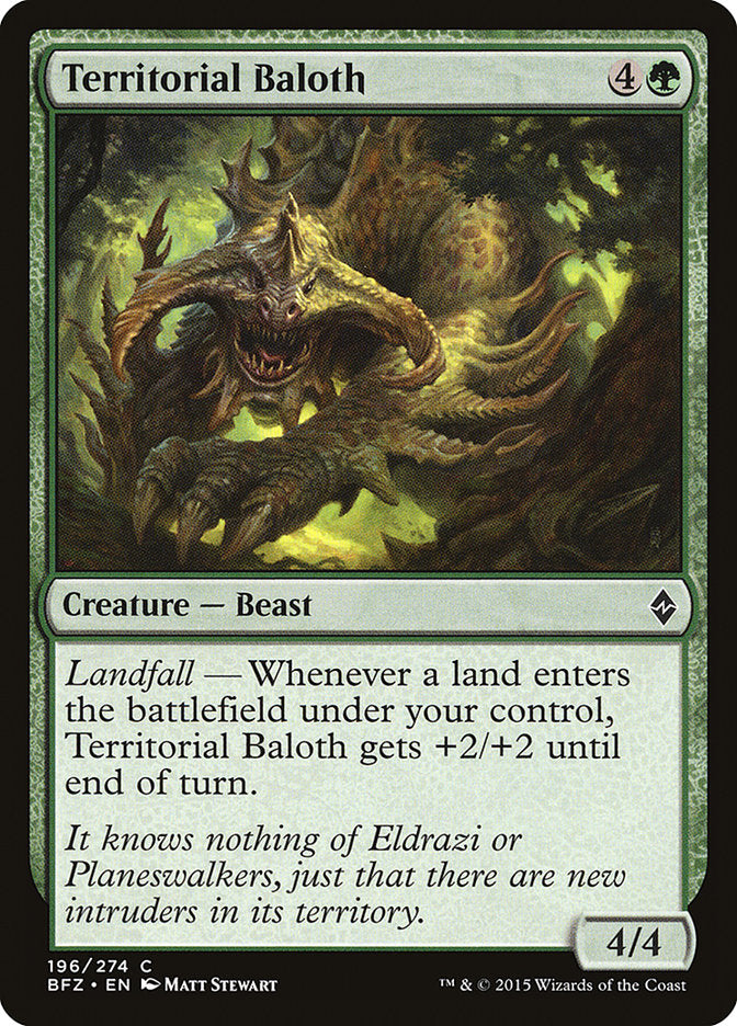 Territorial Baloth [Battle for Zendikar] | Fandemonia Ltd
