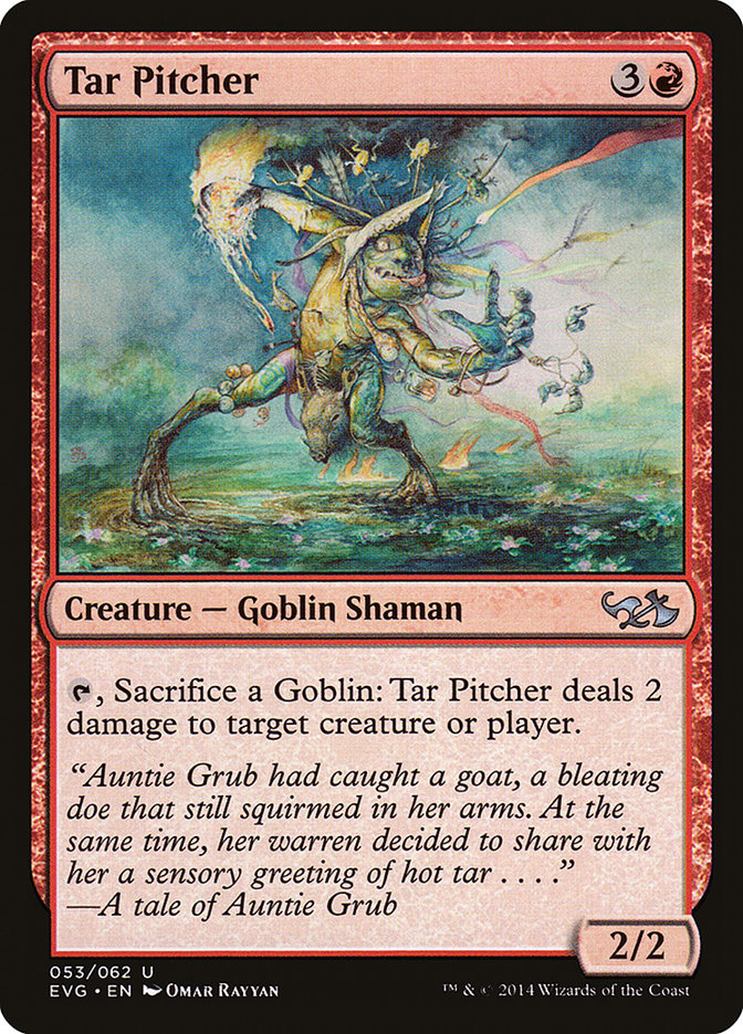 Tar Pitcher (Elves vs. Goblins) [Duel Decks Anthology] | Fandemonia Ltd