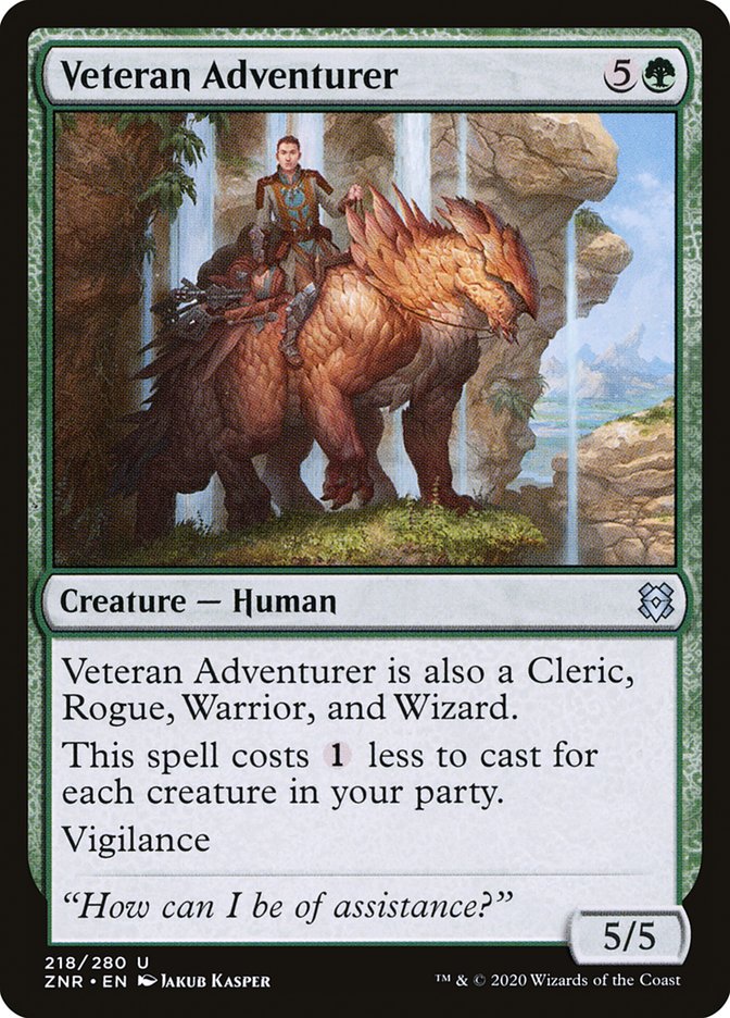 Veteran Adventurer [Zendikar Rising] | Fandemonia Ltd