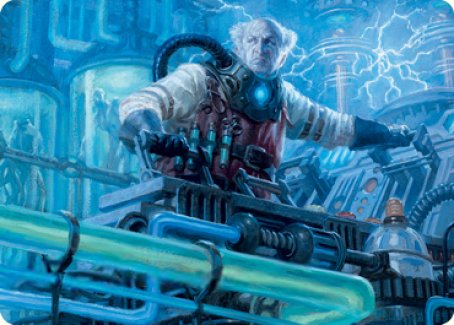 Ludevic, Necrogenius Art Card [Innistrad: Midnight Hunt Art Series] | Fandemonia Ltd